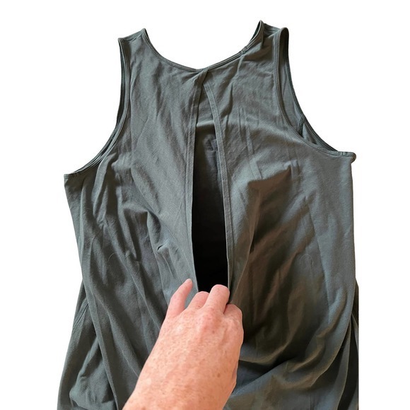 Lululemon Dark Grey Cotton Tank - Picture 7 of 7